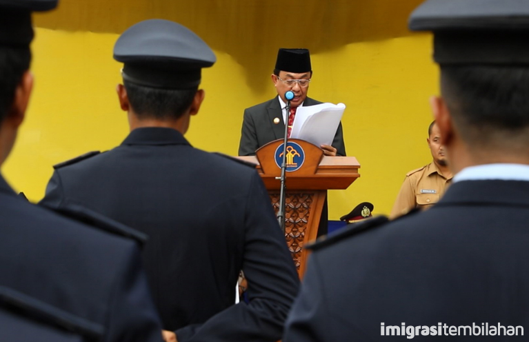 Upacara Peringatan Hari Bhakti Imigrasi ke-70